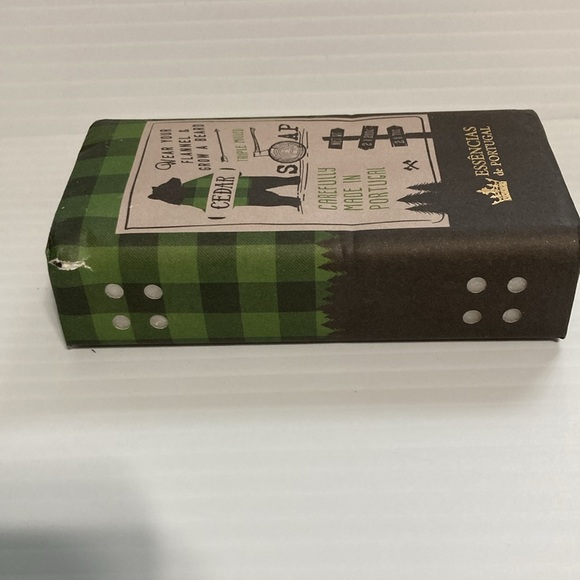 ESSENCIAS de PORTUGAL Cedar Triple Milled Soap Bath Bar Washcloth Gift Set - Picture 13 of 16